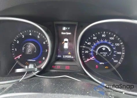 2015 Hyundai Santa Fe Sport 2.0L Turbo z USA, uszkodzony, nr VIN 5XYZW4LA9FG287620